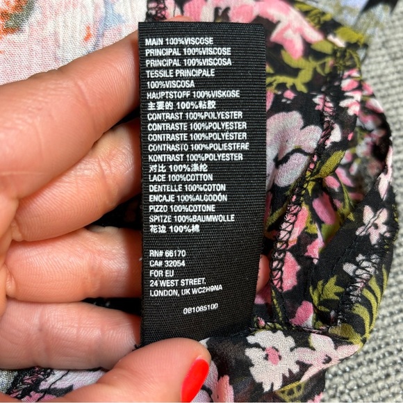 Hold On To Me Printed floral boho chic Top By Free People Size XS - Picture 11 of 13